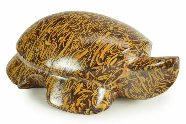 Carved Miriam Stone Turtle - India #366169
